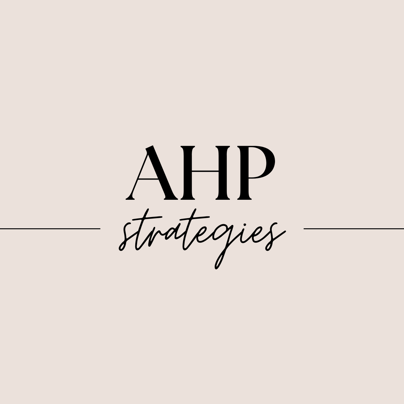 AHP Strategies